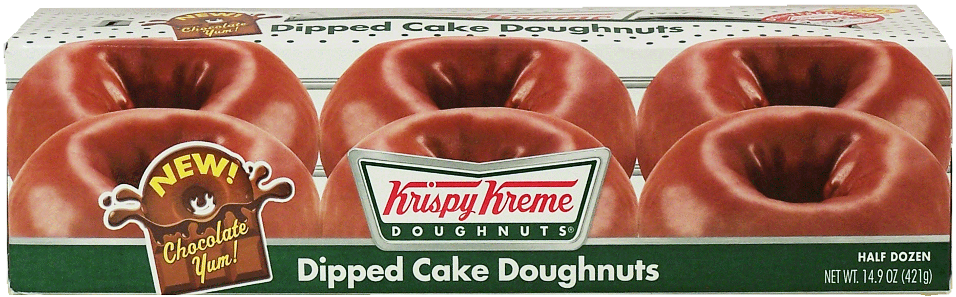 Krispy Kreme  dipped cake doughnuts, half dozen Full-Size Picture